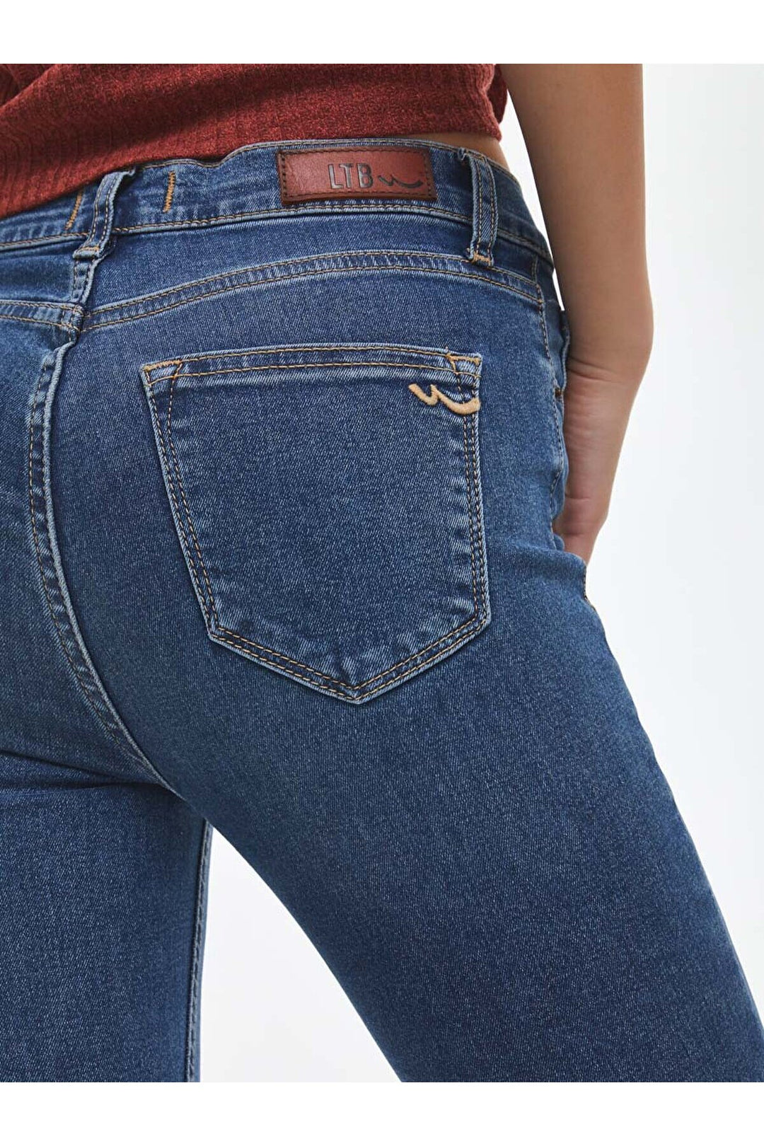 LTB Tanya X Pantalon skinny taille mi-haute - tanya x tread wash