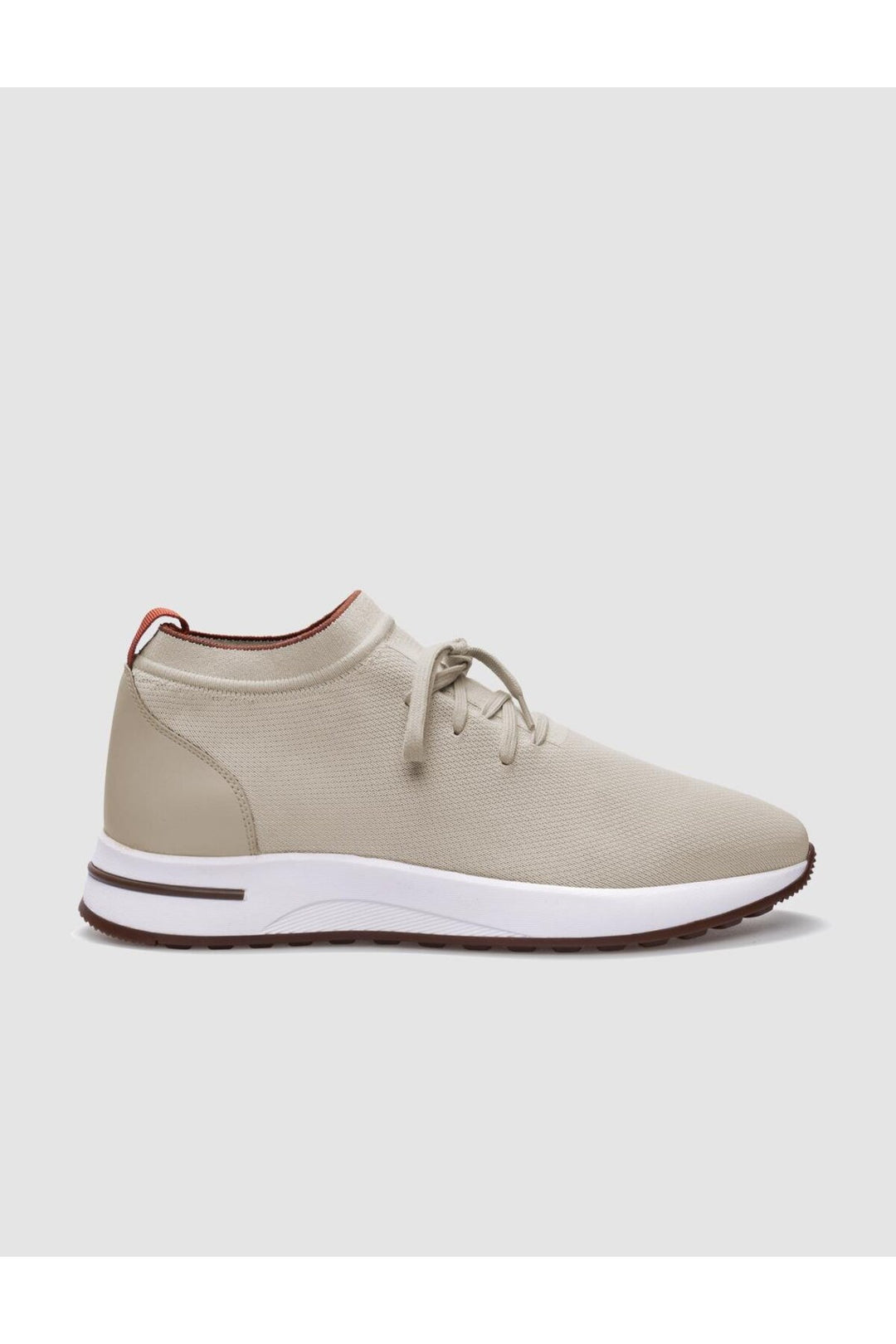 Cabani Shoes Modena Triko Beige Chaussures de Sport pour Homme à Lacets - Beige