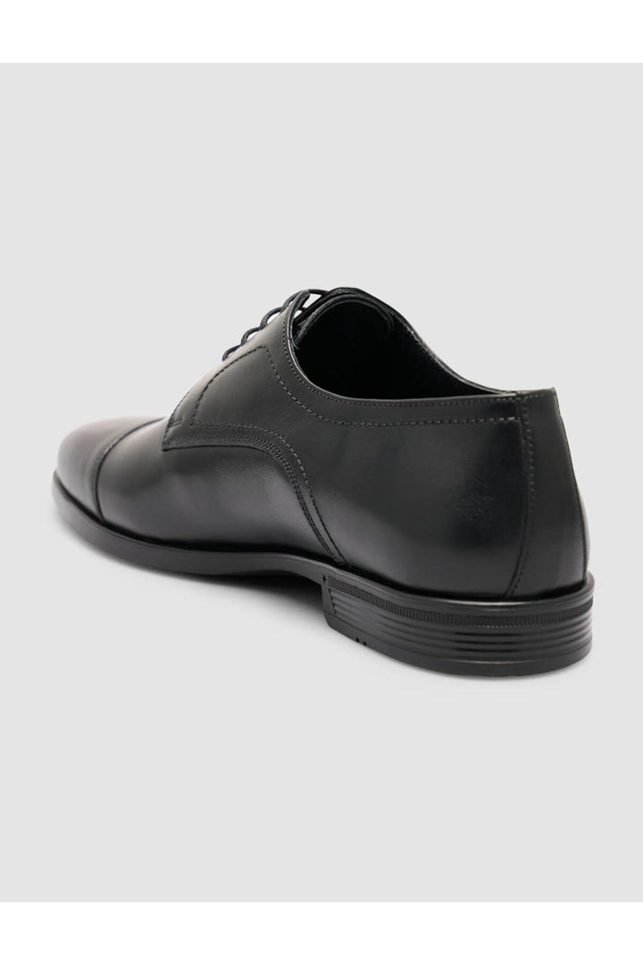 Cabani Shoes %100 Cuir véritable Chaussures classiques pour hommes noires - Noir