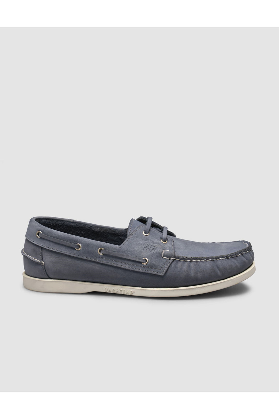 Cabani Shoes Mocassins à lacets en cuir véritable fumé - Multicolore
