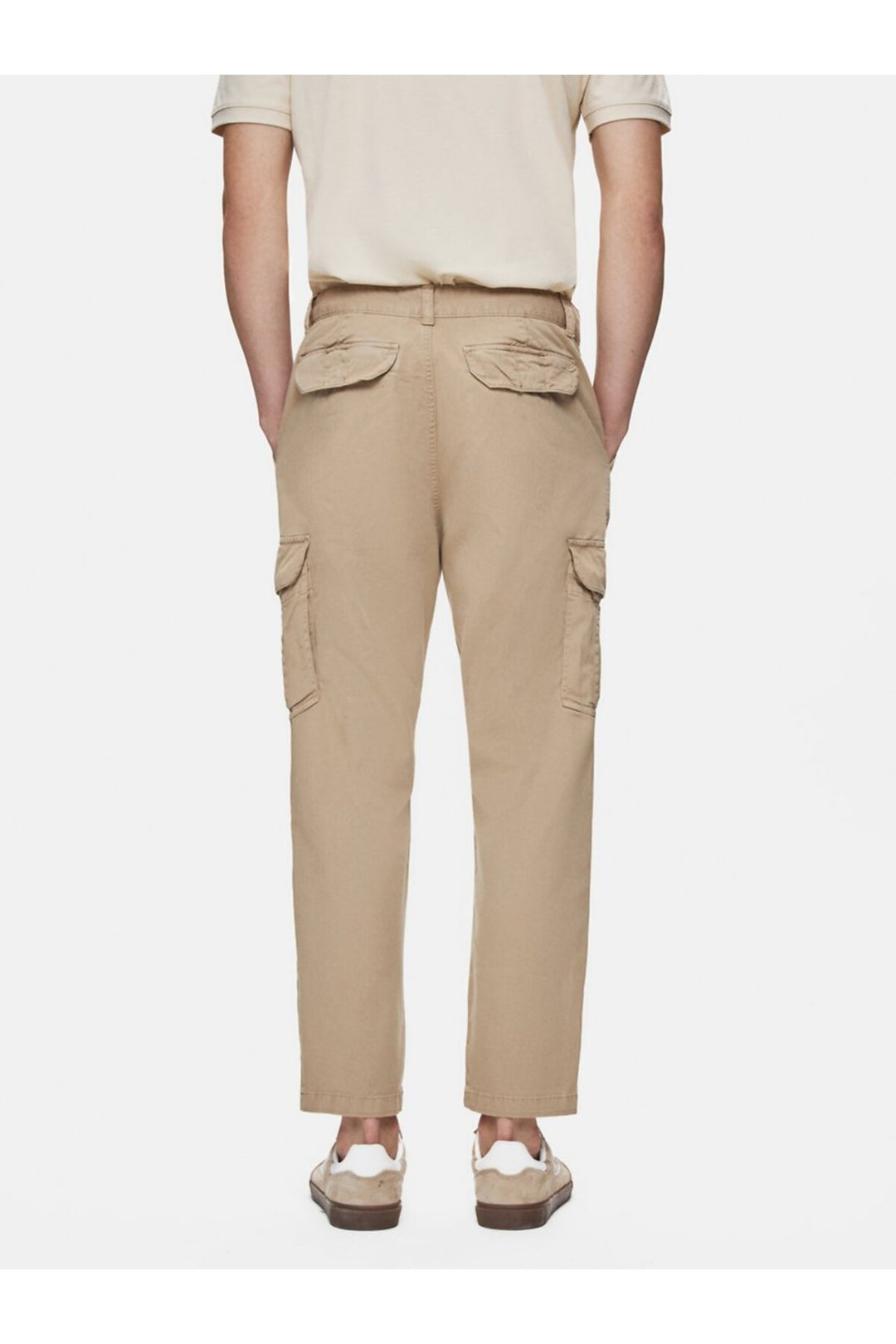 LTB Pantalon droit gabardine beige