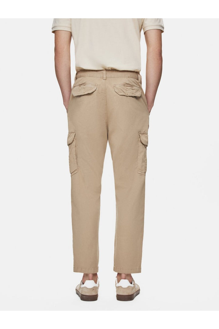 LTB Pantalon droit gabardine beige