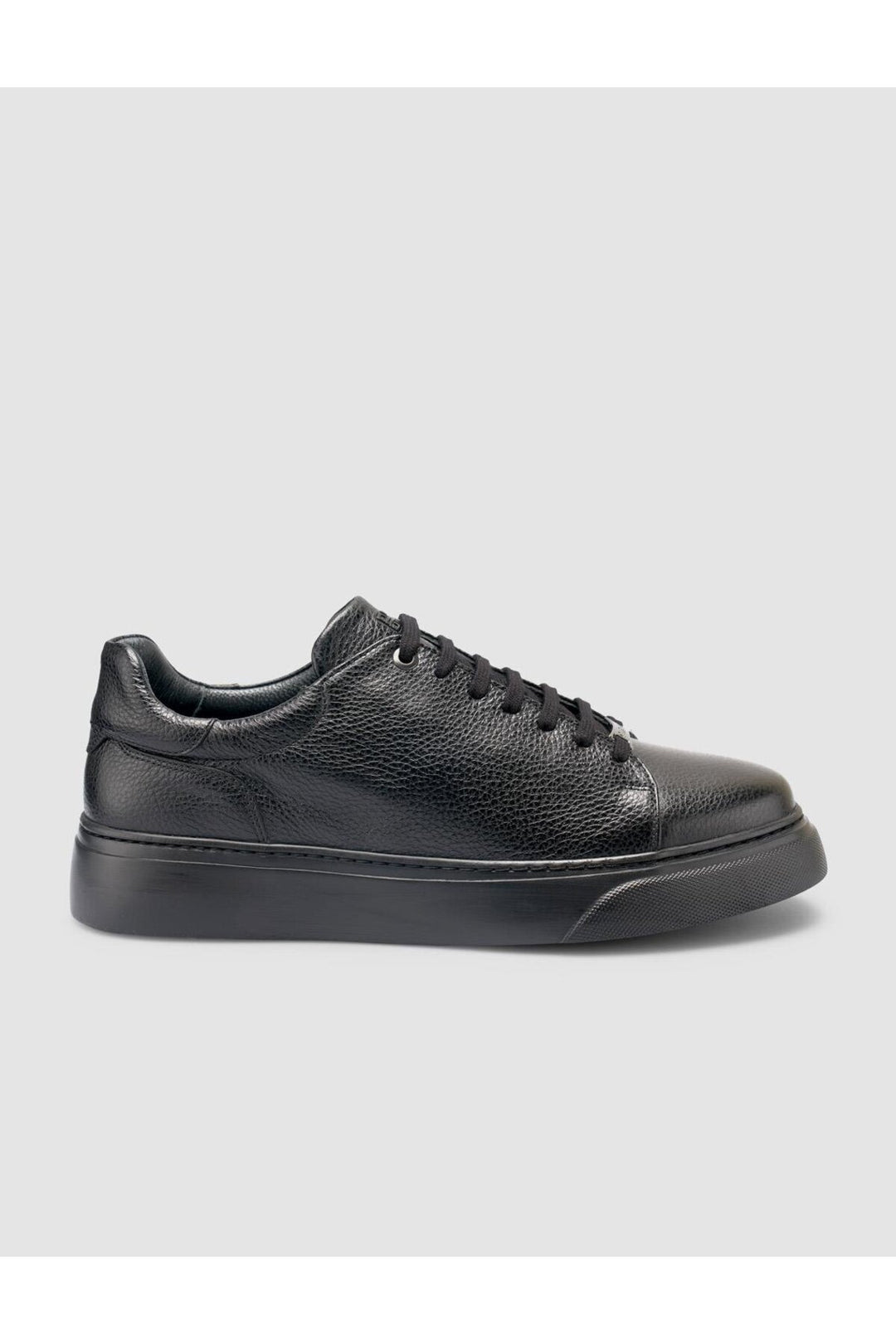 Cabani Shoes %100 Cuir véritable Chaussures de sport pour hommes noires - Noir