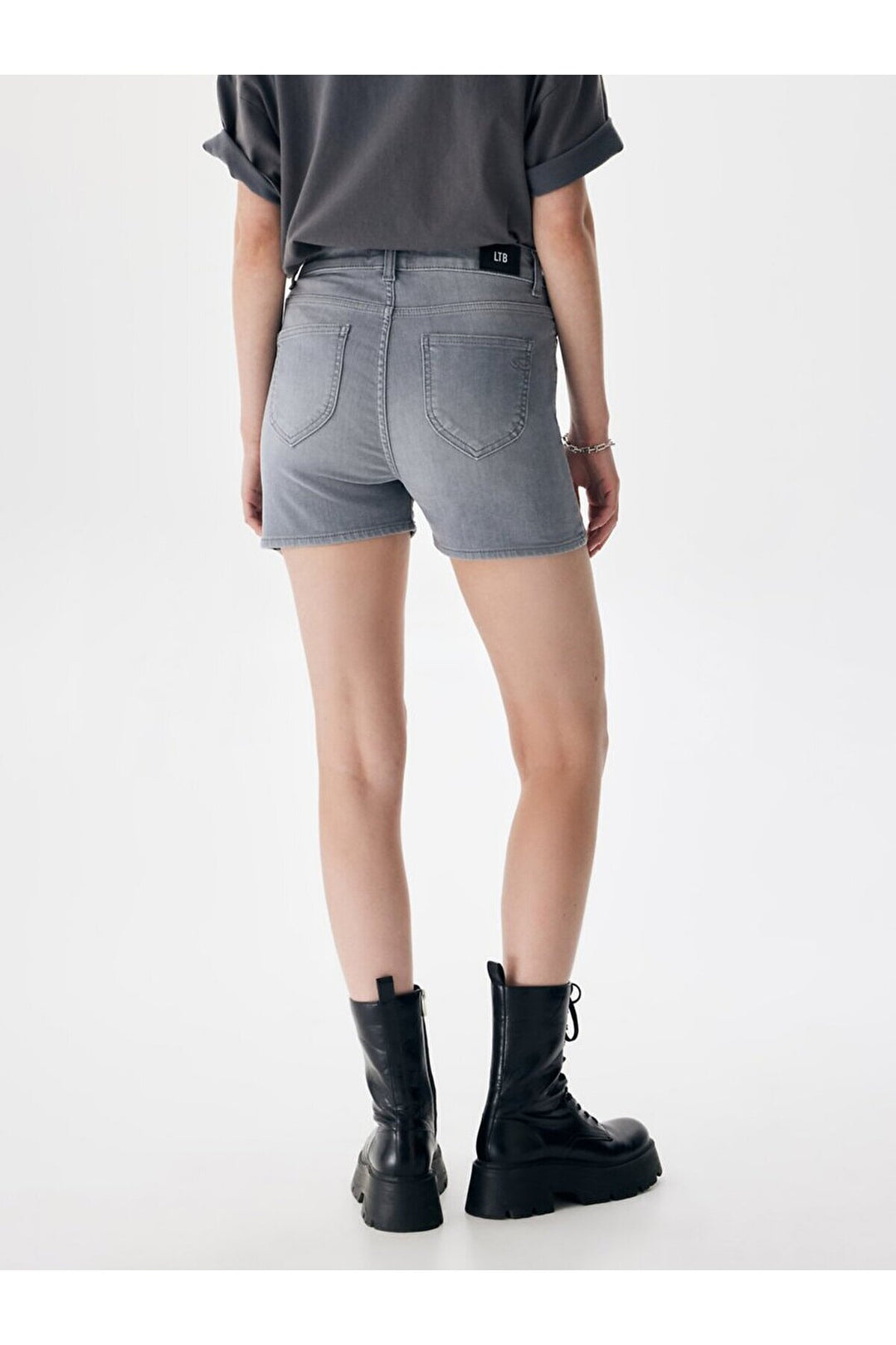 LTB Short en jean taille haute Lariss
