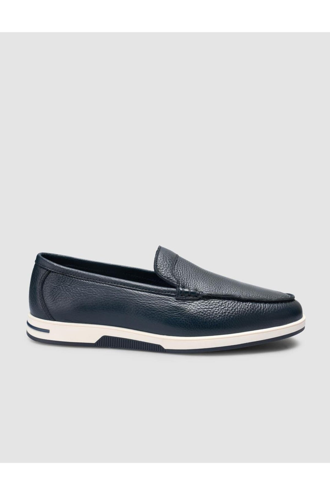Cabani Shoes %100 Cuir Véritable Mocassins Pour Hommes Bleu marine - Bleu marine