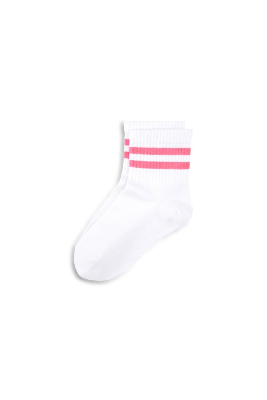 LTB Chaussettes blanches à rayures moyennes - Blanc