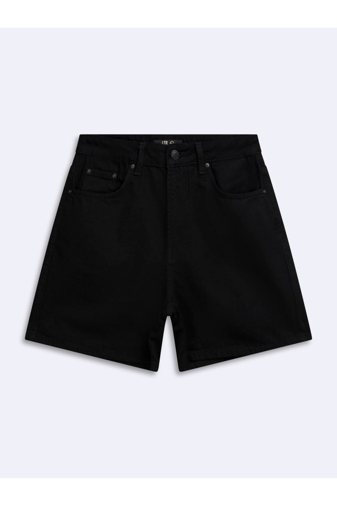 LTB Short Jean Noir Taille Haute Lizzie Regular - Noir