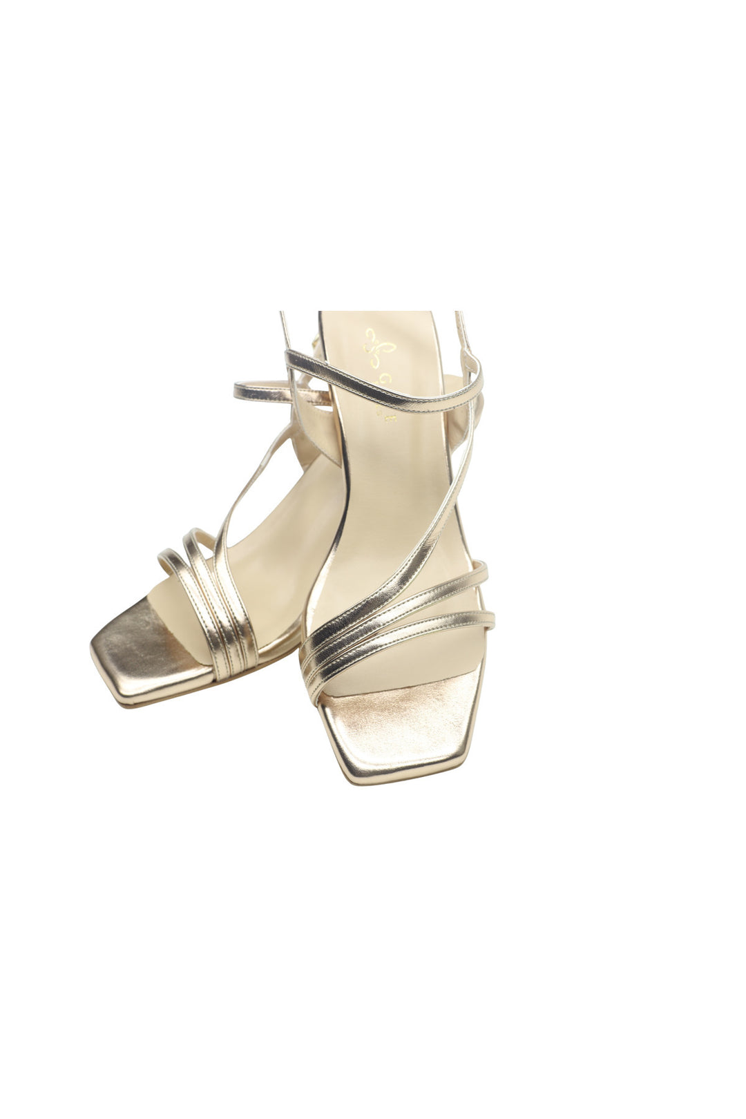 Wavelys PERLA Chaussures de soirée élégantes à talons hauts pour femmes - Doré