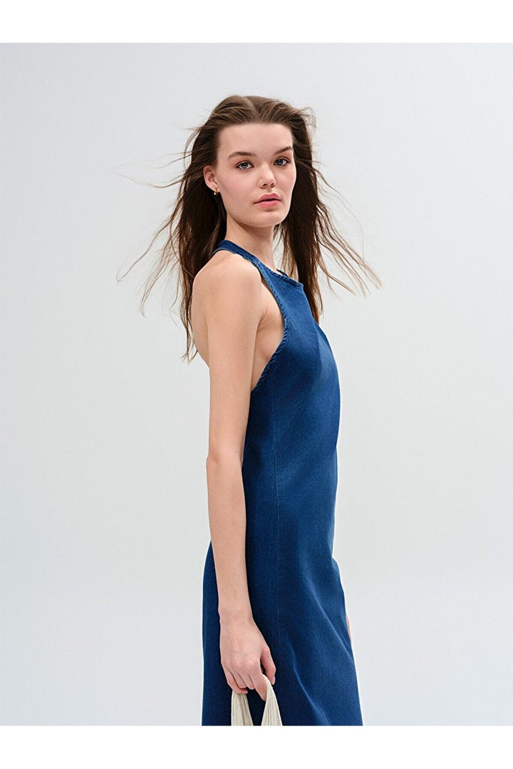 LTB Robe en jean moulante Vonnıe