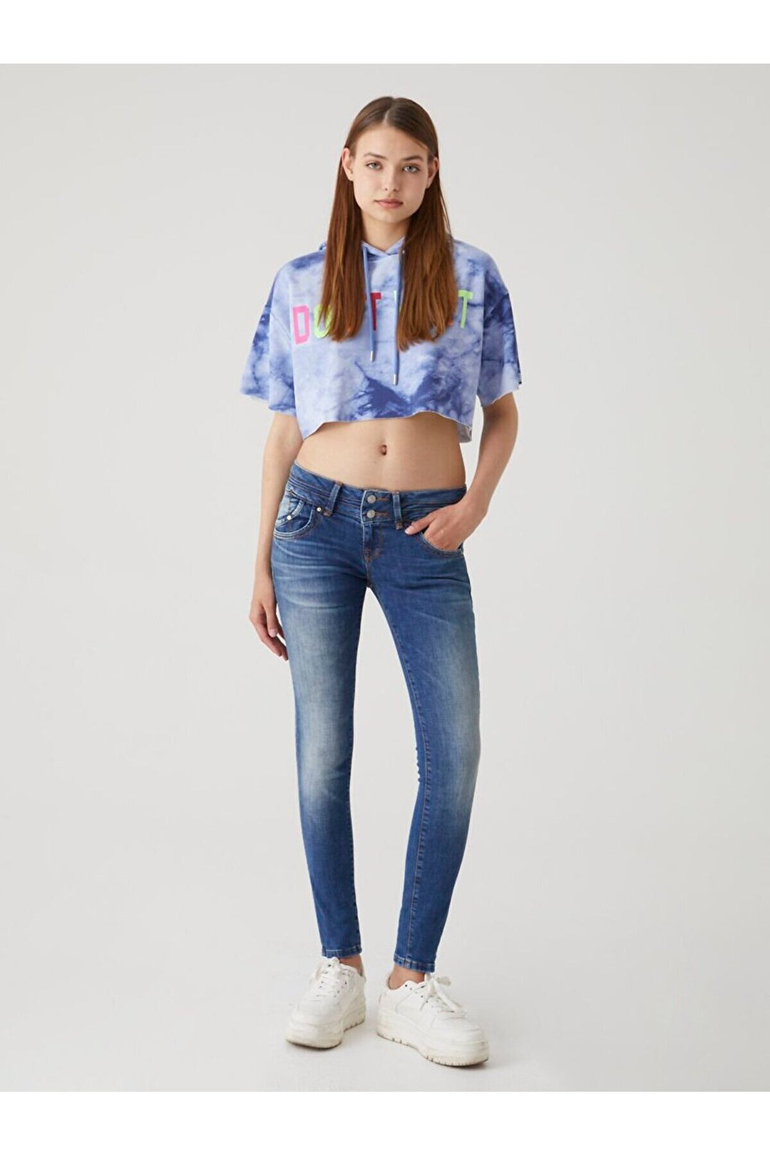 LTB Pantalon à jambe étroite Julita X - Bleu_50670