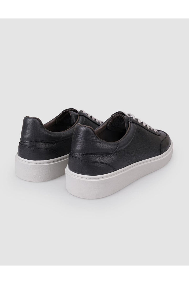 Cabani Shoes %100 Cuir véritable Chaussures de sport pour hommes Grises - Gris