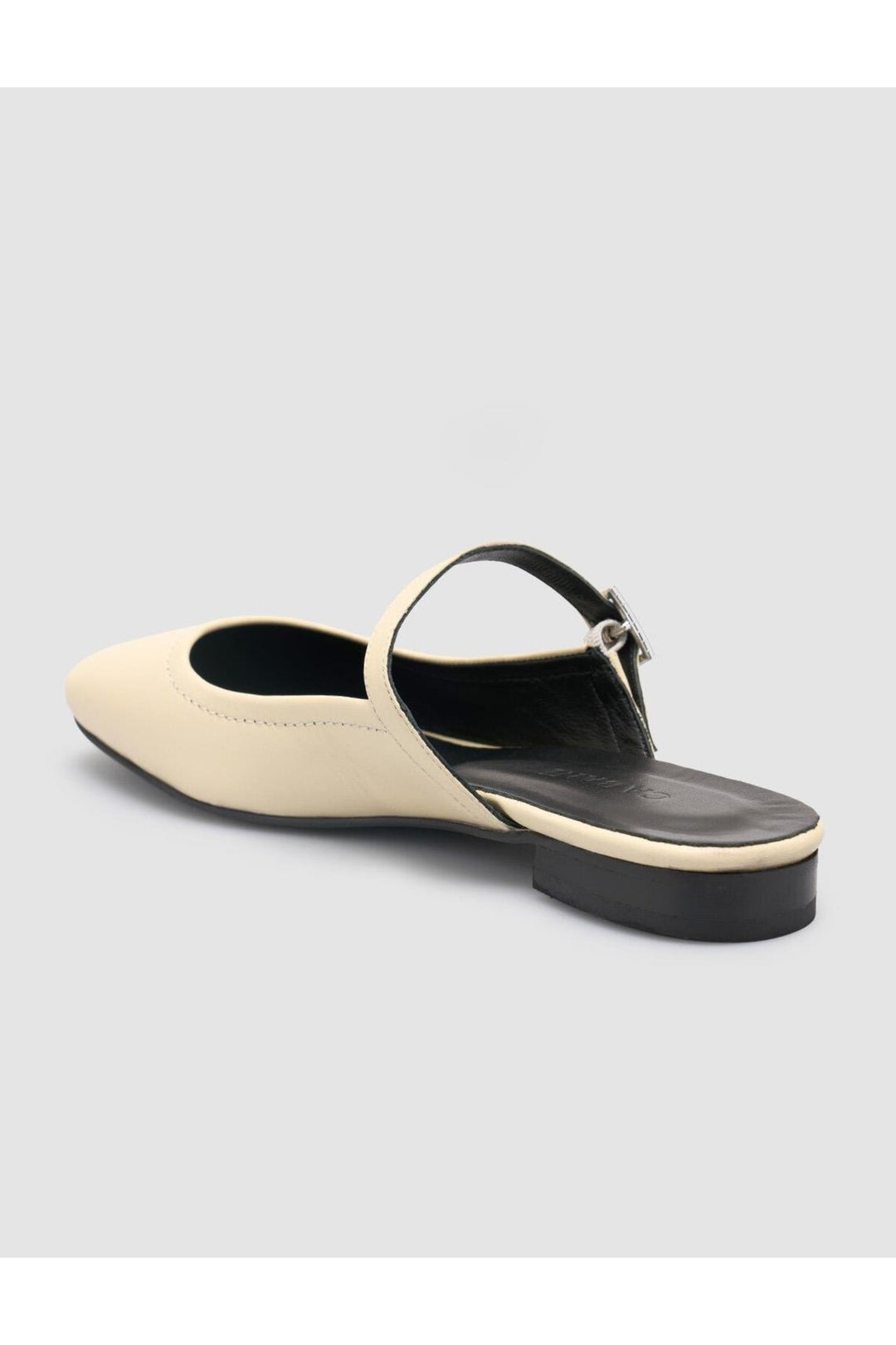Cabani Shoes %100 Cuir Véritable Ballerines Femme Beige - Beige