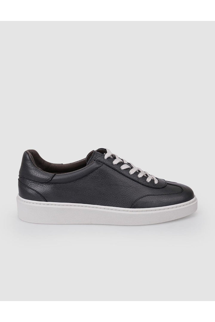 Cabani Shoes %100 Cuir véritable Chaussures de sport pour hommes Grises - Gris