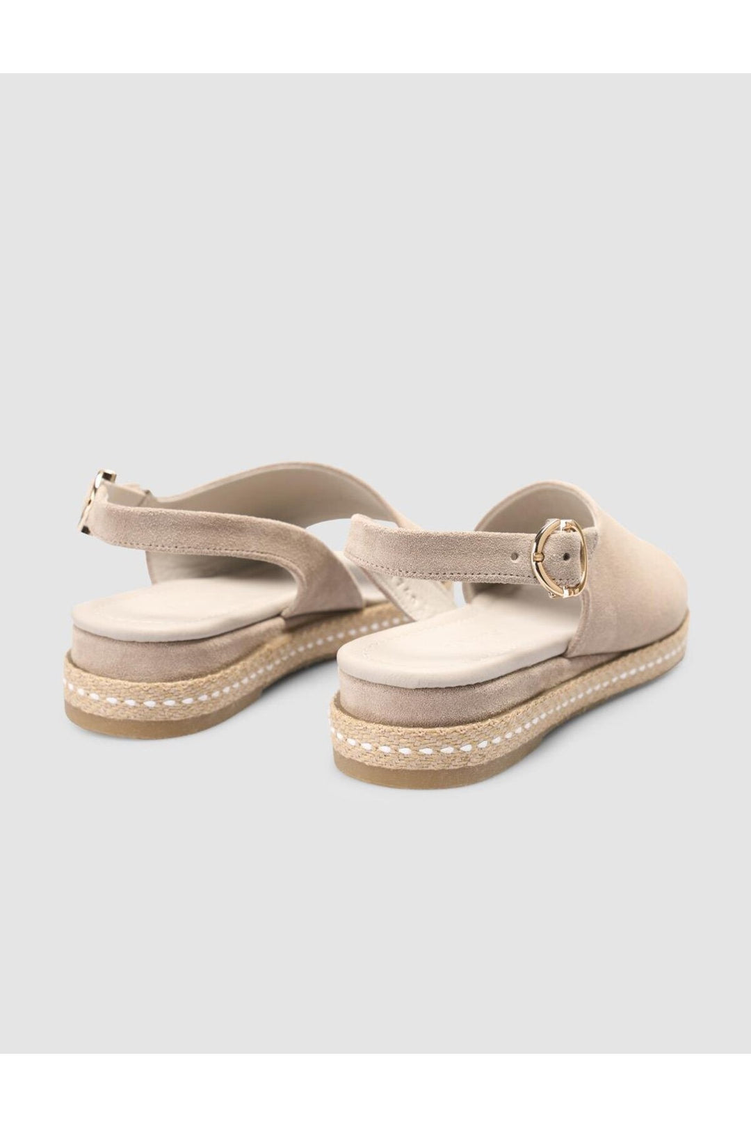 Cabani Shoes %100 Cuir véritable Sandale en suède pour femme - Pierre