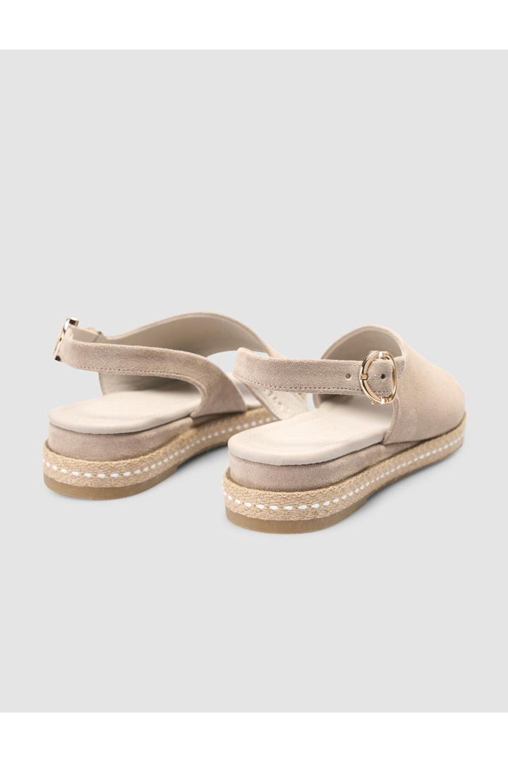 Cabani Shoes %100 Cuir véritable Sandale en suède pour femme - Pierre