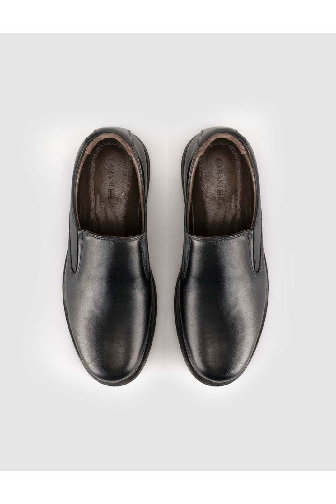 Cabani Shoes Chaussures classiques en cuir véritable noires pour hommes. - Multicolore