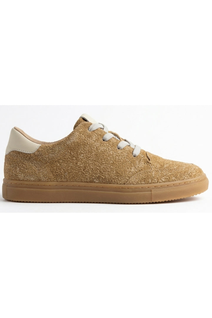 Wavelys Baskets texturées couleur tabac pour femme - Tabac