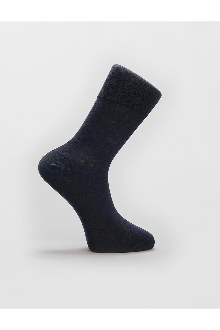 Cabani Shoes Set de 6 Chaussettes pour hommes Bleu marine en boîte - Bleu marine