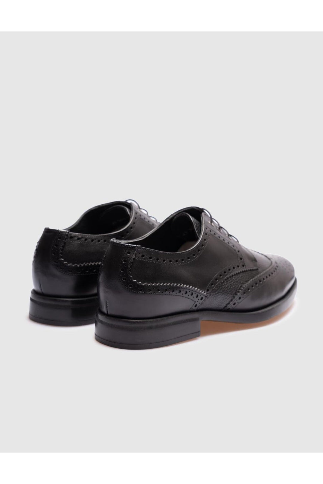 Cabani Shoes Chaussures de ville en cuir véritable noires à lacets pour homme - Multicolore