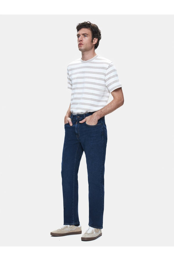 LTB Danelo Jean Pantalon Droit Taille Moyenne Bleu Foncé - Foncé Bleu