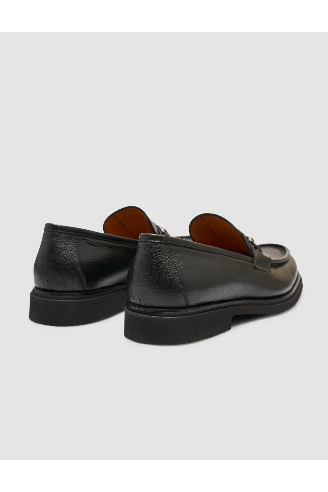 Cabani Shoes %100 Cuir véritable Noir FloterChaussures classiques pour hommes avec boucle - Noir