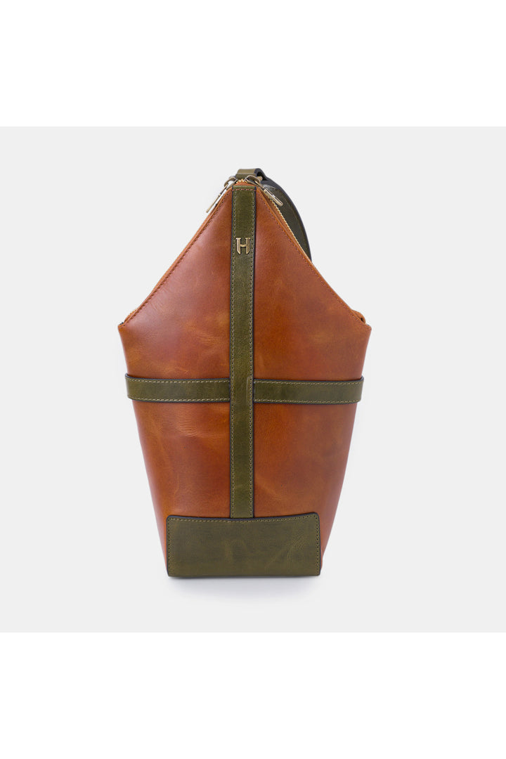 Helmbrook Sac à bandoulière Delmar en cuir de luxe pour homme
