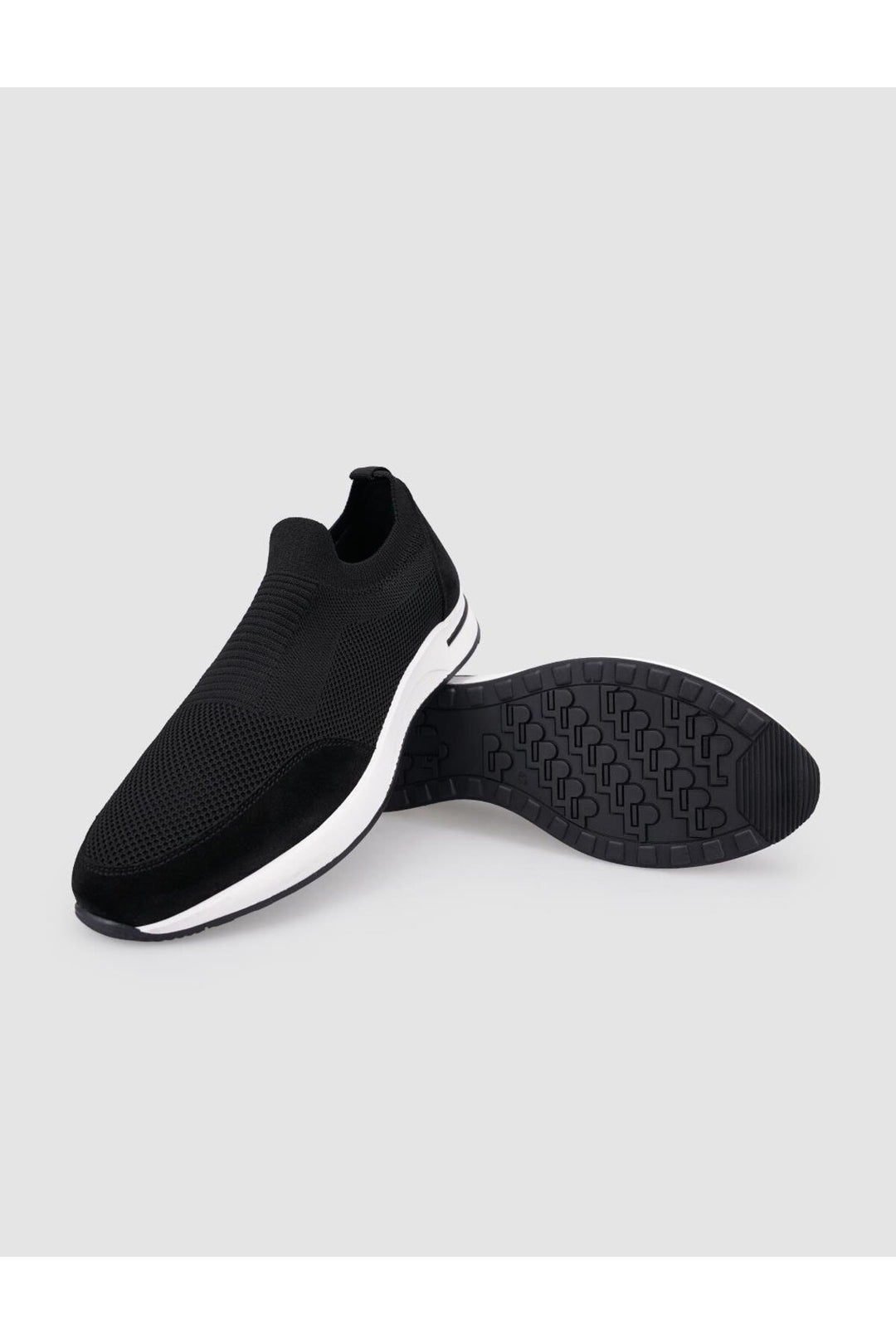 Cabani Shoes Rieti Triko Noir Chaussures de Sport pour Homme - Noir