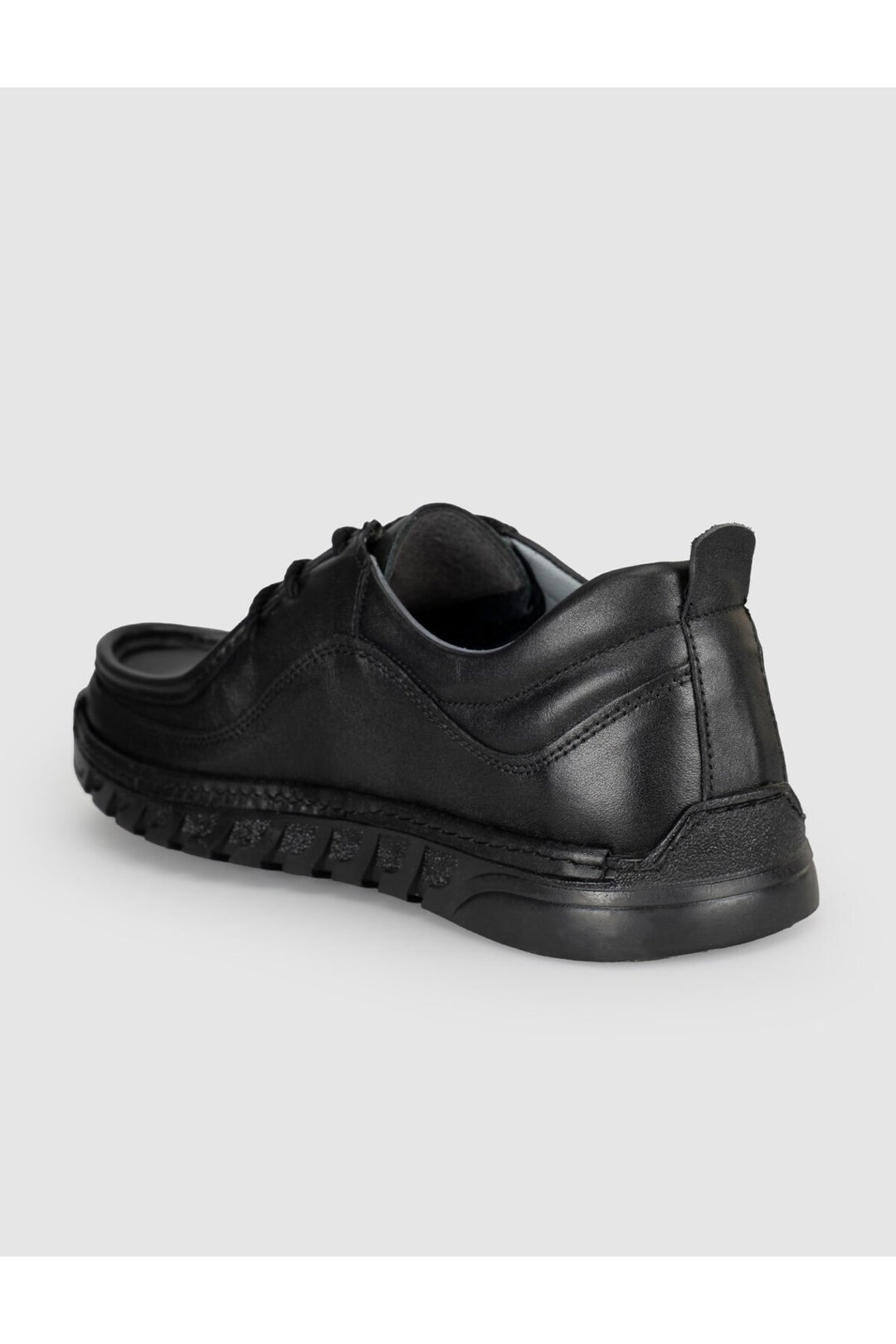 Cabani Shoes Chaussures de confort quotidiennes pour hommes en cuir véritable noires - Noir