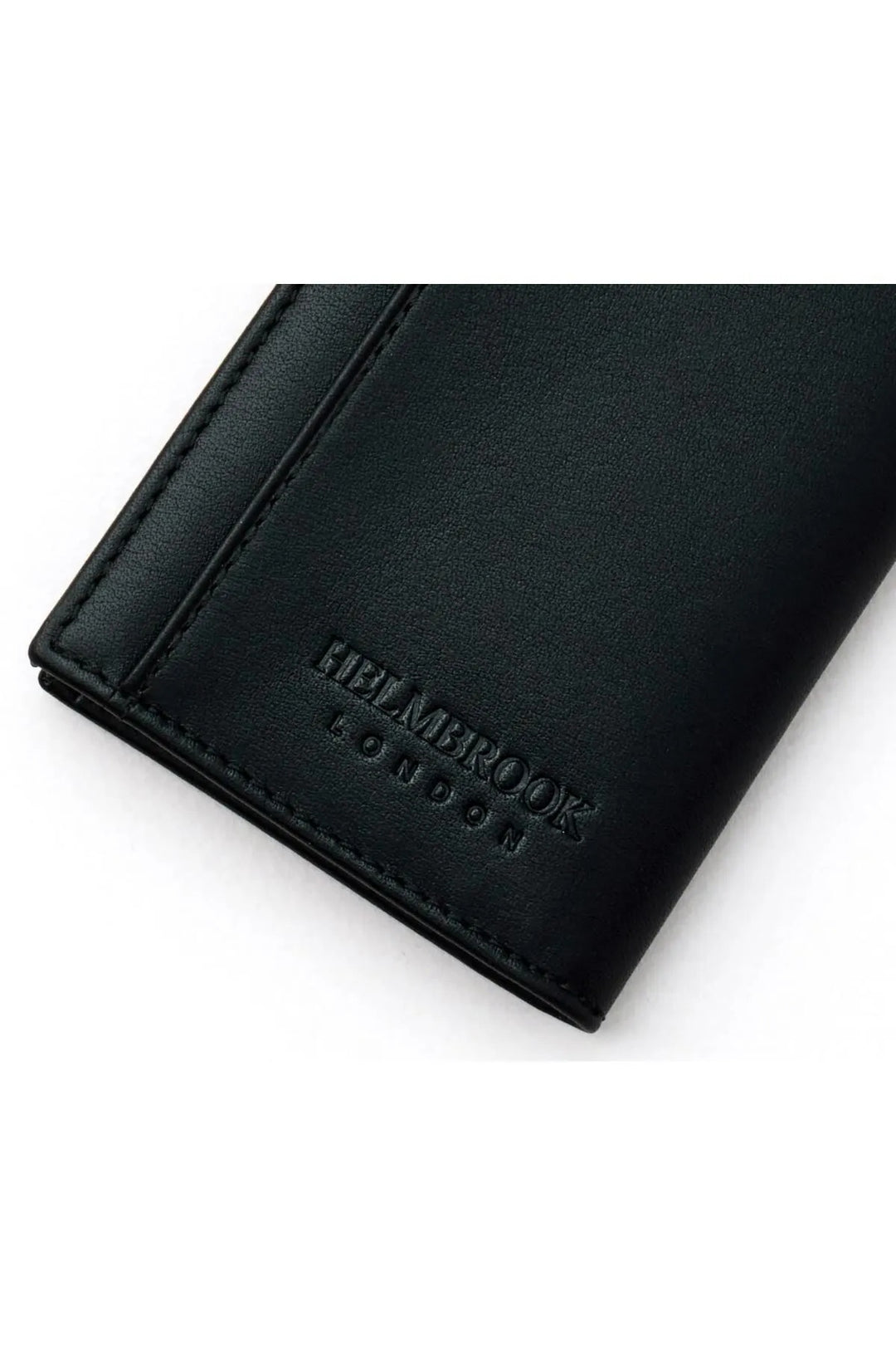 helmbrook Porte-cartes en cuir véritable pour homme Multi-Bay RFID Protégé Townsend Noir