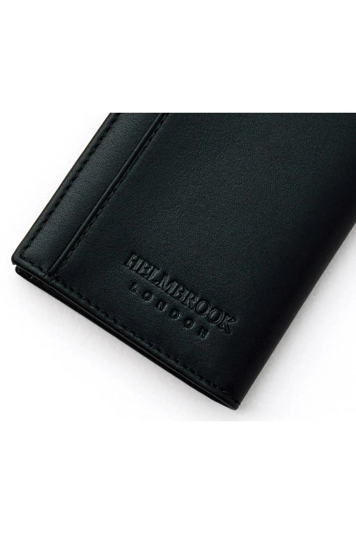 helmbrook Porte-cartes en cuir véritable pour homme Multi-Bay RFID Protégé Townsend Noir