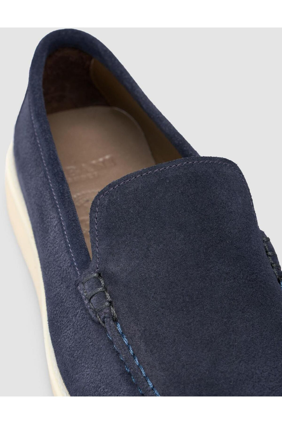 Cabani Shoes Chaussures Loafer pour hommes en Suède Bleu marine - Bleu marine