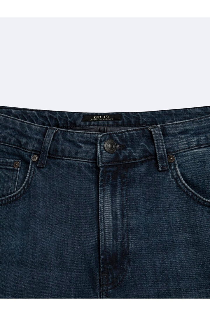 LTB Pantalon Jean Indigo Mi-Taille Slim Tapered L Renar - mid Indigo