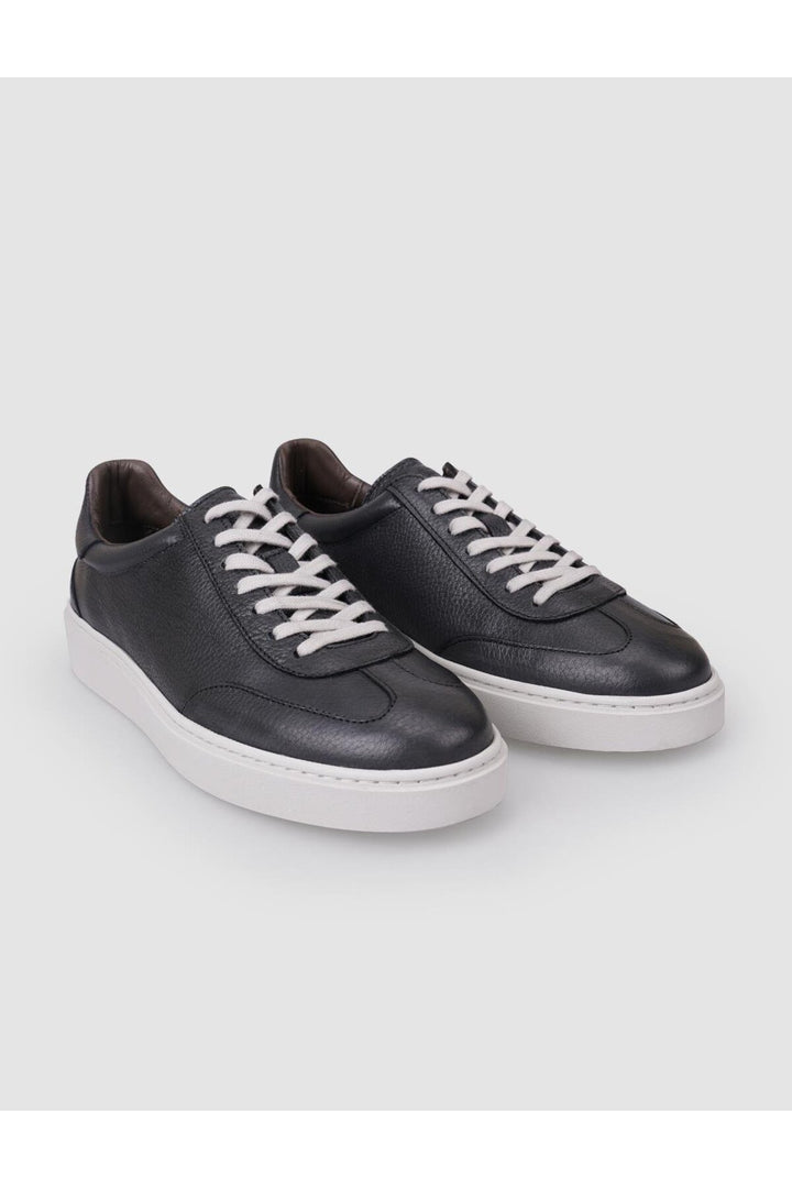 Cabani Shoes %100 Cuir véritable Chaussures de sport pour hommes Grises - Gris