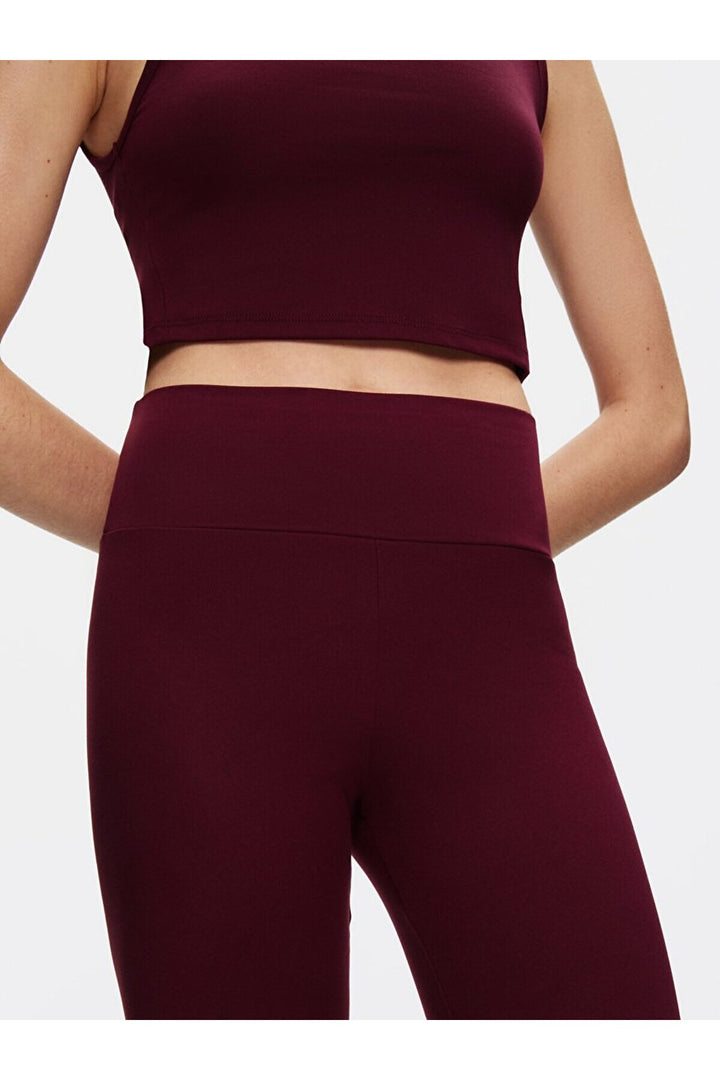 LTB Legging rouge basique Slım