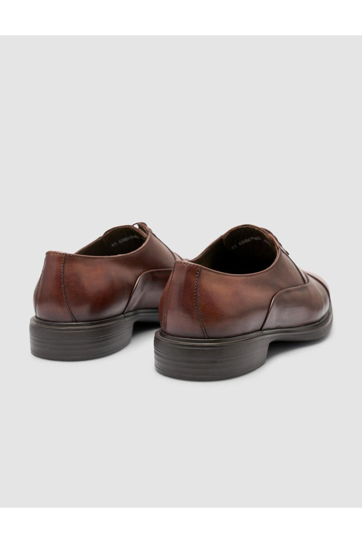 Cabani Shoes %100 Cuir véritable Chaussures classiques pour hommes Marron - Multicolore