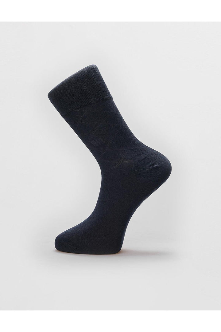 Cabani Shoes Set de 6 Chaussettes pour hommes Bleu marine en boîte - Bleu marine