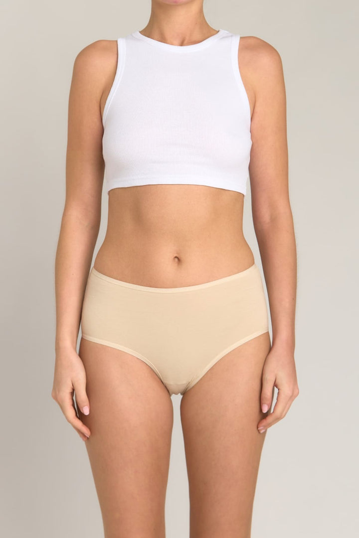 Lovely Things DORIS Culotte Hipster Taille Haute en Mélange Modal - ten