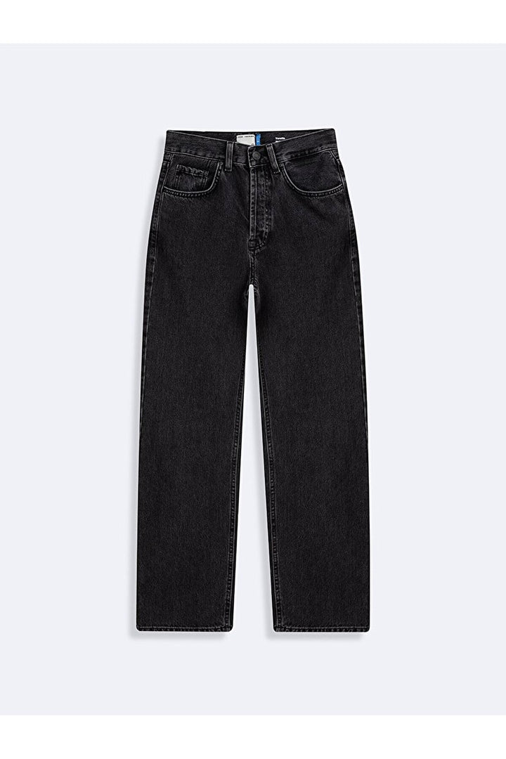LTB Pantalon en jean coupe droite à taille haute Vanetta