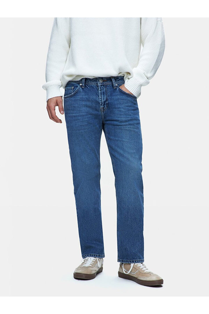 LTB Pantalon en jean coupe droite à taille moyenne Paul X