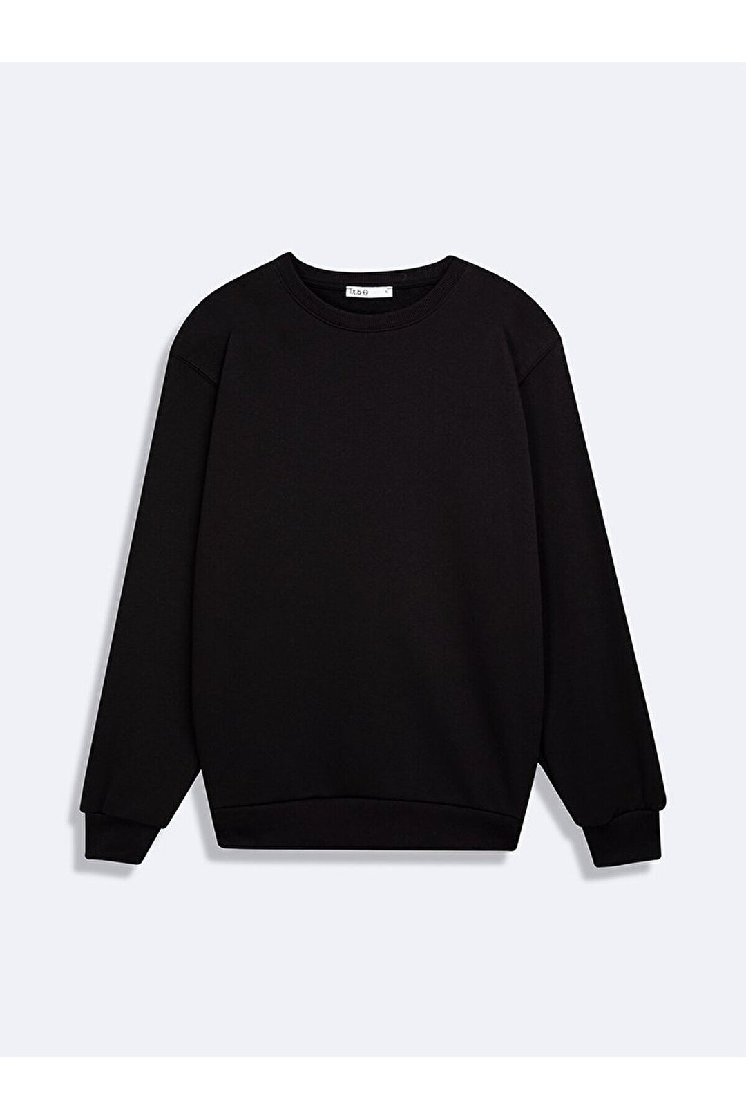 LTB Sweat noir à manches longues et col zéro