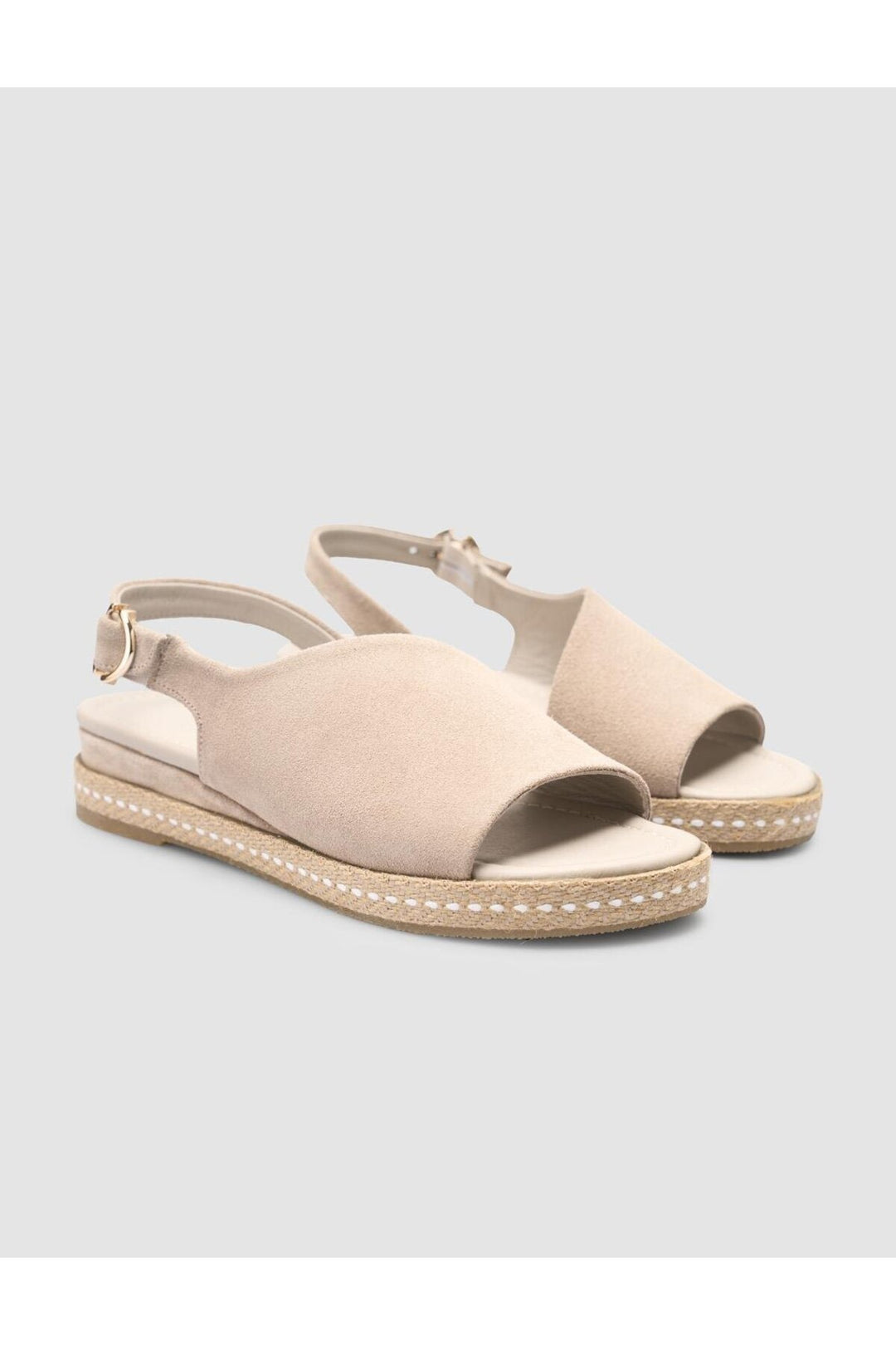 Cabani Shoes %100 Cuir véritable Sandale en suède pour femme - Pierre