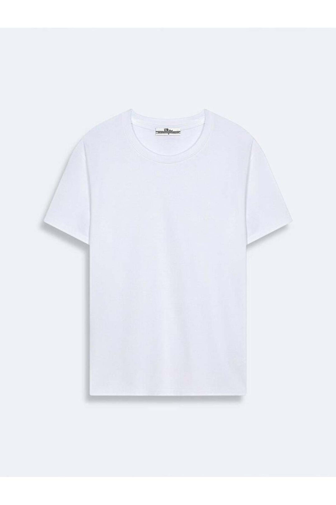 LTB T-shirt blanc slim à manches courtes Zero Collar Pressure