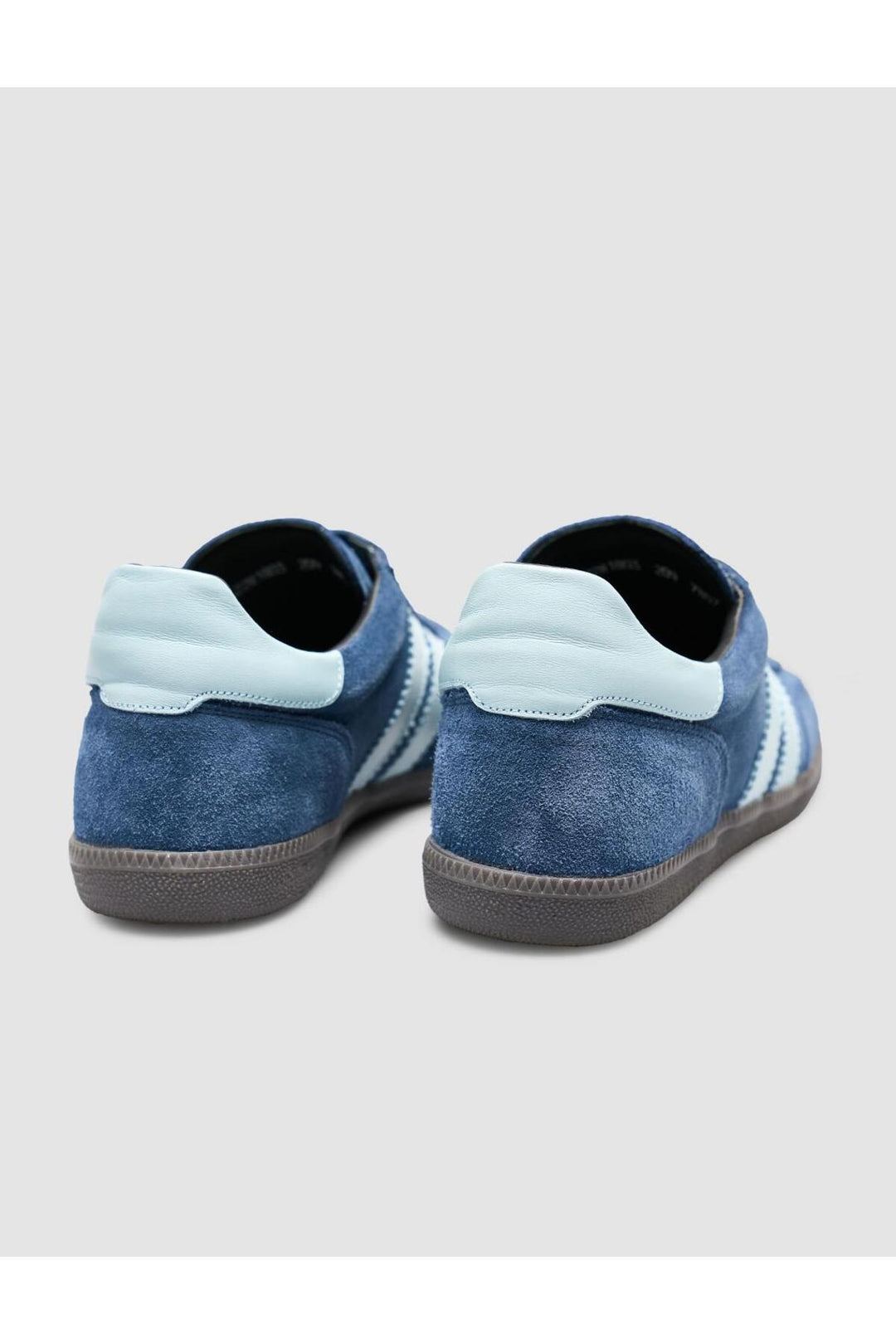 Cabani Shoes %100 Cuir véritable Baskets femmes bleues - Bleu