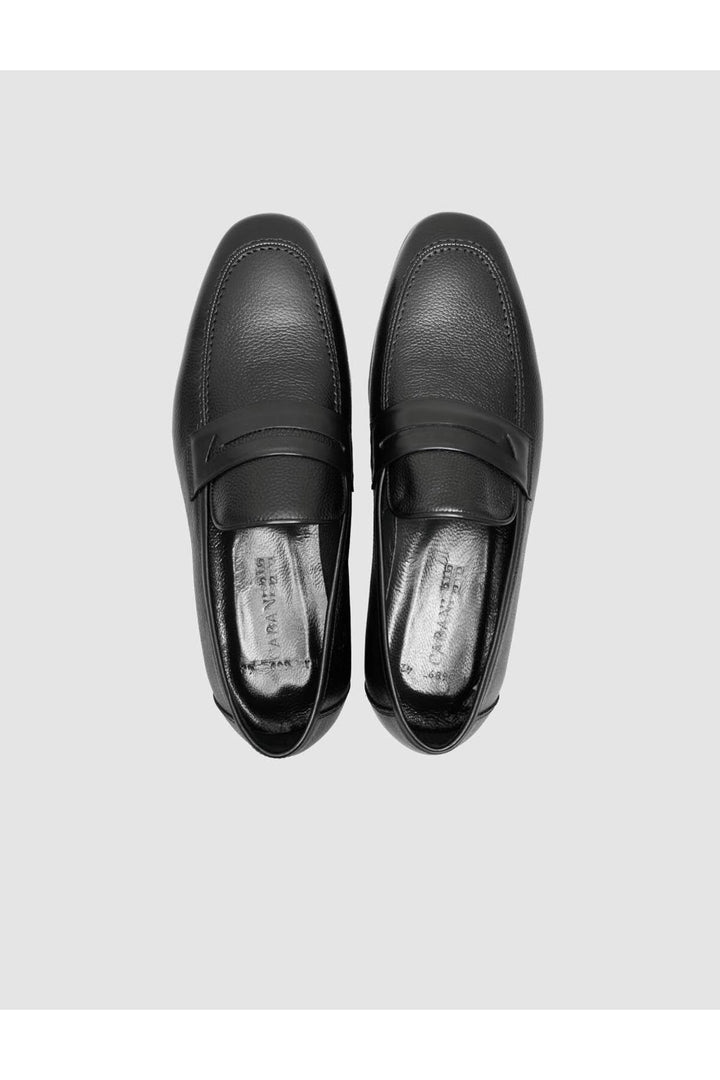 Cabani Shoes %100 Cuir véritable Noir Homme Classique Loafer - Noir