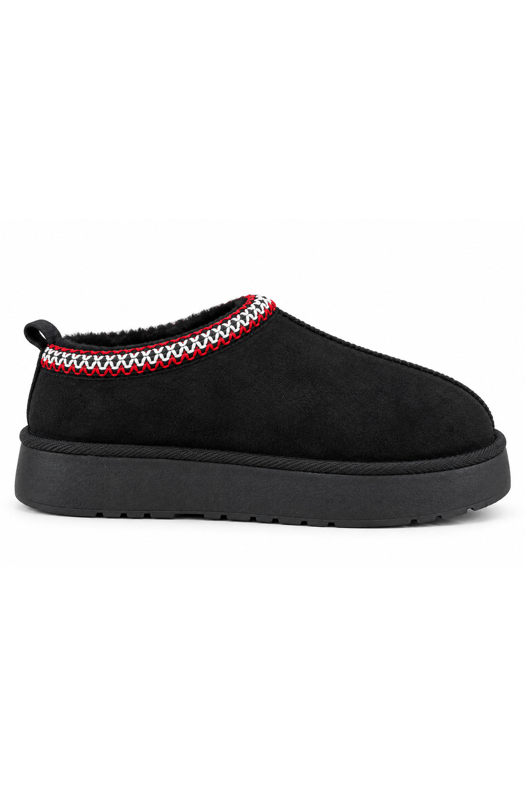 Wavelys Bottines pour femmes noires avec intérieur en fourrure, adaptées à un usage quotidien. - Noir