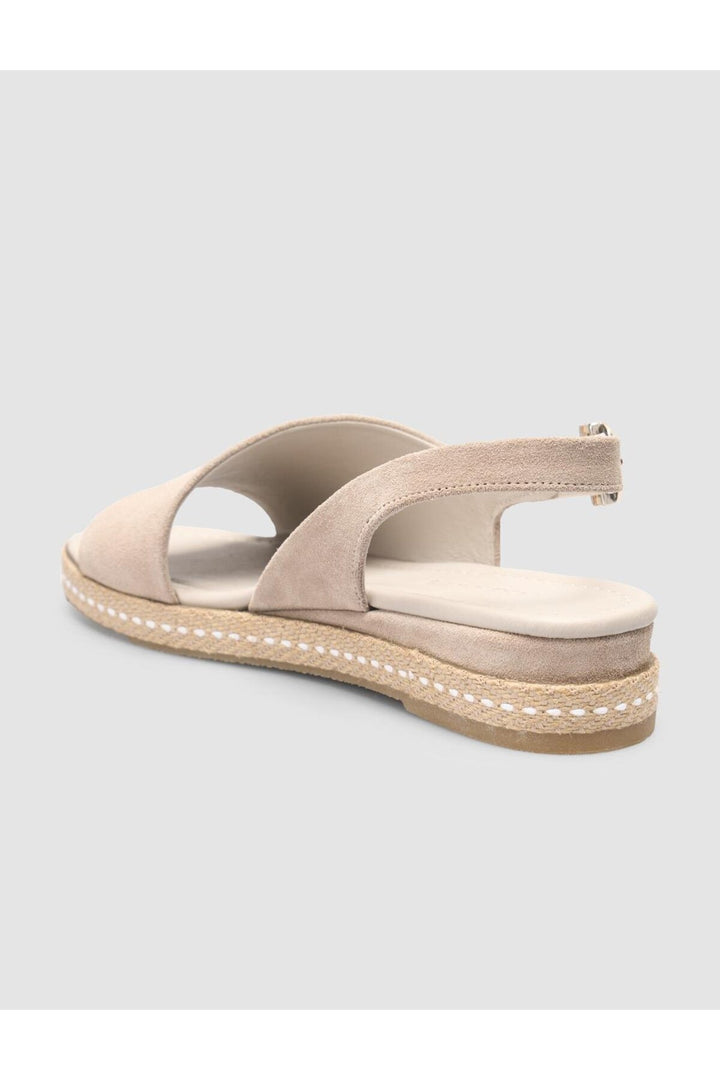Cabani Shoes %100 Cuir véritable Sandale en suède pour femme - Pierre