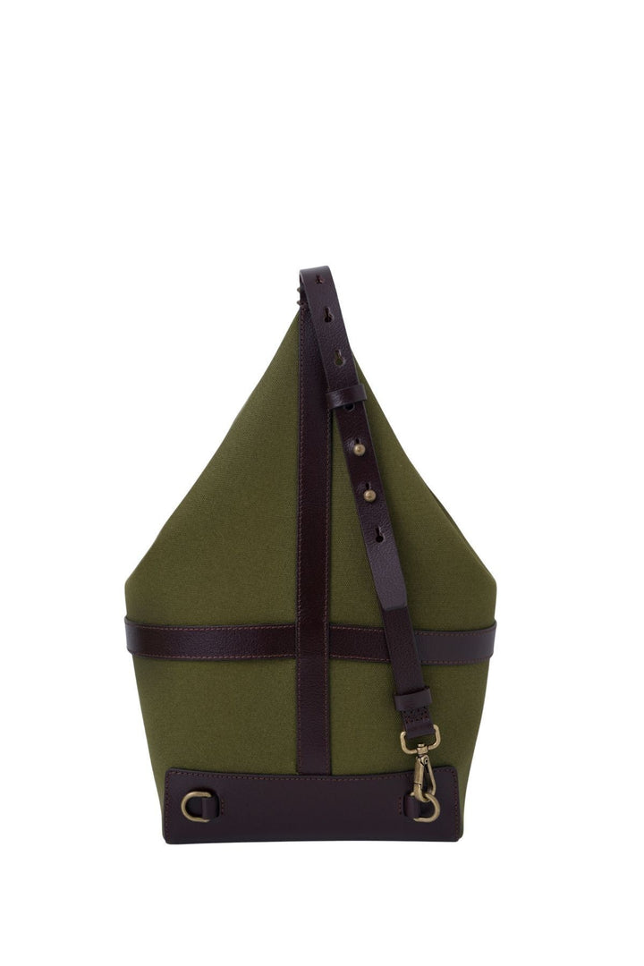 helmbrook Sac à bandoulière unisexe en cuir véritable Claire