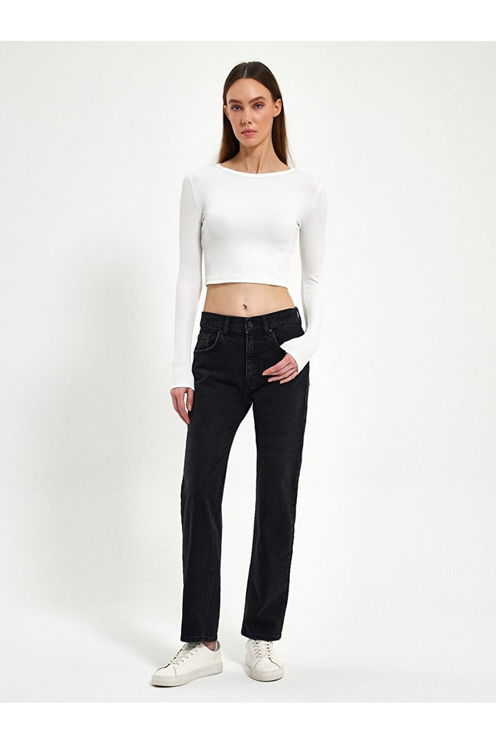 LTB Pantalon droit Lerana Mıd Rıse