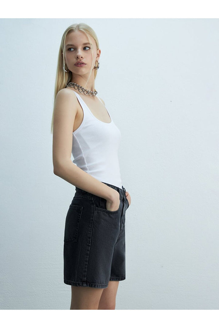 LTB Short en jean coupe classique Lızzıe