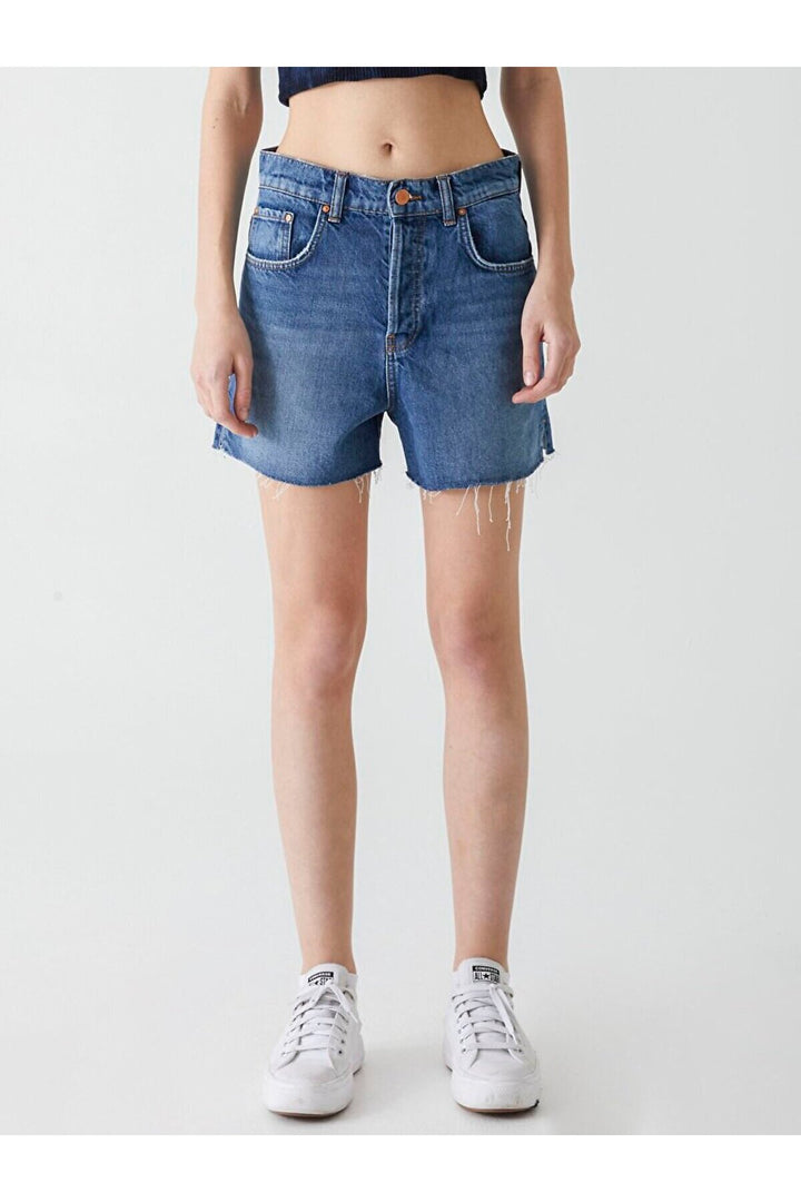 LTB Short en jean à taille haute Deana